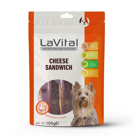 Ördek Etli Ve Peynirli Sandviç Köpek Ödülü 100GR