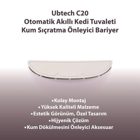 C20 Otomatik Akıllı Kedi Tuvaleti için Aparat/Buffle, Kum Sıçratma Önleyici