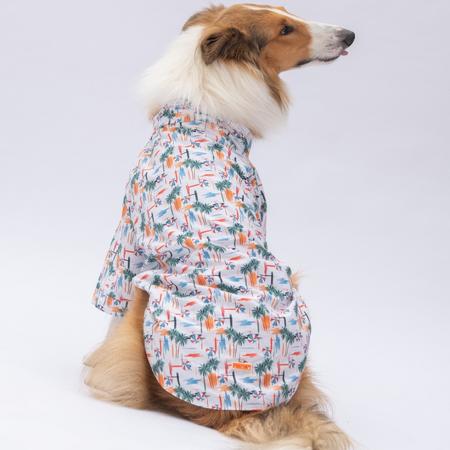 Palm Beach Desenli Büyük Gömlek 7XL YPAW-25453