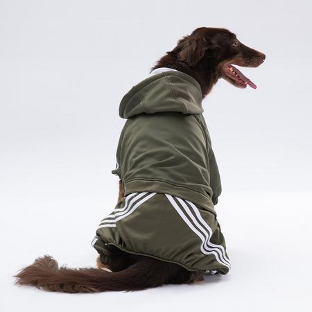 paw- 23952 haki tuta büyük ırk tulum 7XL beden