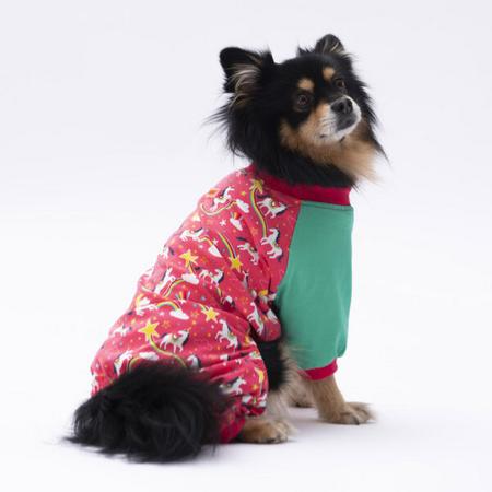 PAW-23926 PEMBE UNİCORN PİJAMA TULUM XXL
