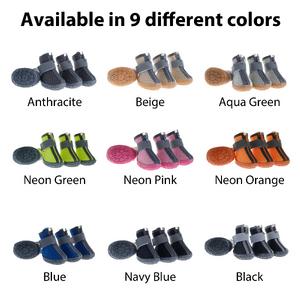 PAW PRİNTS FERMUARLI BEZ  KÖPEK AYAKKABI NO:4