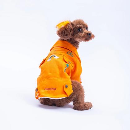 25211-Turuncu Cancún Pop Ceket 2XL