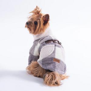 25217-Gri Chicago Checks Ceket XL Beden