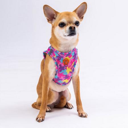 Pawstar Gögüs Tasması Rosea Camouflage Air Mesh S paw-a18