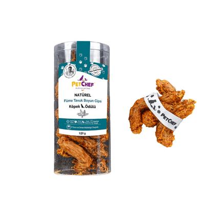 PCF-Füme Tavuk Boyun Köpek Ödül Cipsi (150 Gr)