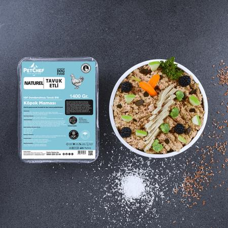 PCF-Naturel (Pişmiş) Tavuk Etli Köpek Maması 1.5 kg 