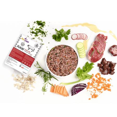 PCF-Raw (Çiğ) Dana Etli Kedi & Köpek Maması 1.5kg