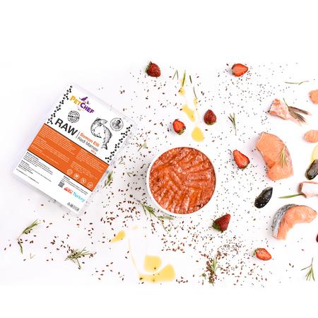PCF-Raw (Çiğ) Somon Etli Kedi & Köpek Maması 500GR