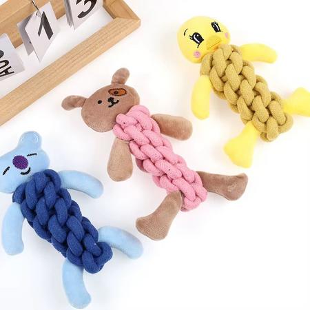 Peluş Halatlı Isırma Köpek Oyuncağı Mad-391