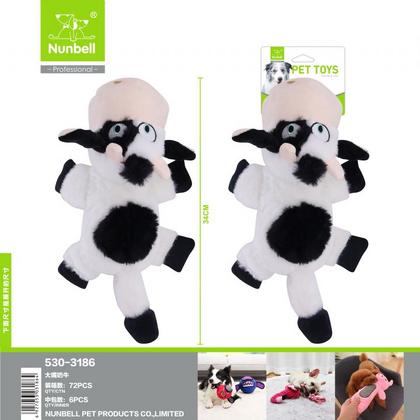 Peluş İnek  Köpek Oyuncağı has-3186