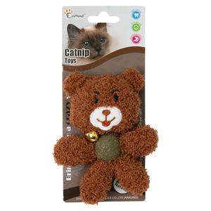 Peluş Zilli Kedi Otlu Kedi Oyuncağı