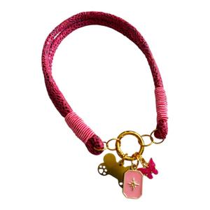 Pembe Aşkı Şık Kedi Ve Köpek Kolyesi L Beden 39cm