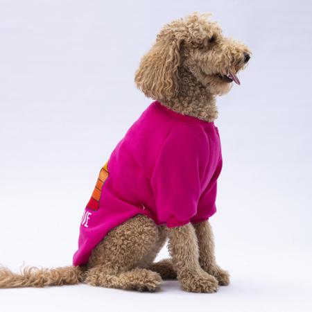 Pembe Carmel Büyük Irk Sweat 7XL 24757