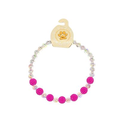 Pembe Topçuk İncı Kolye L beden