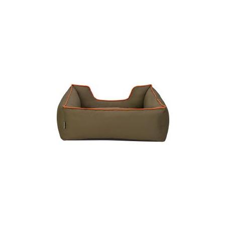 Pet Comfort Alpha Köpek Yatağı Haki w Turuncu Biye M 80x65cm 7836