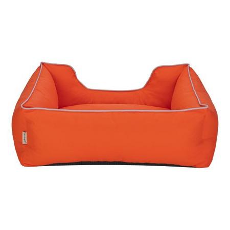Pet Comfort Alpha Köpek Yatağı Turuncu w Beyaz Biye M 80x65cm 7842