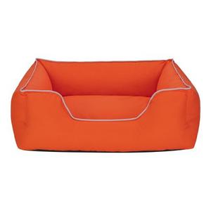 Pet Comfort Alpha Köpek Yatağı Turuncu w Beyaz Biye M 80x65cm 7842