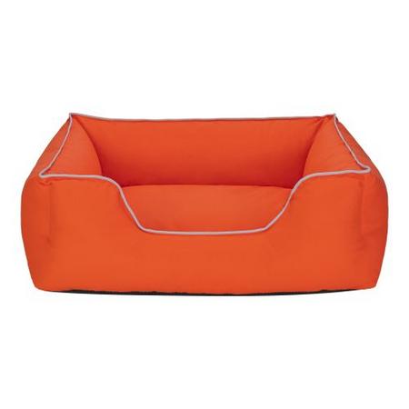 Pet Comfort Alpha Köpek Yatağı Turuncu w Beyaz Biye M 80x65cm 7842