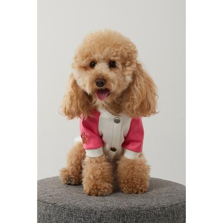 pet elegante collage ceket l  pembe