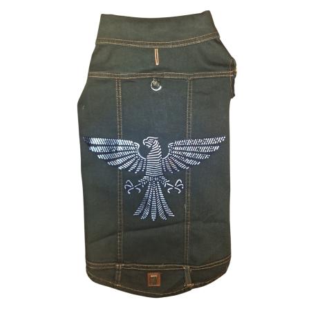 PET ELEGANTE KARTAL DESENLİ KOT YELEK HAKİ M 6191