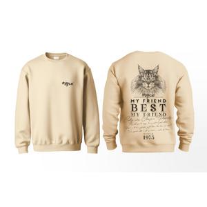 Pet Elegante Mycat My Best Friend Sweatshirt l