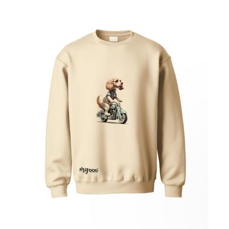 Pet Elegante Mydog Motorlu Köpek Sweatshirt xl