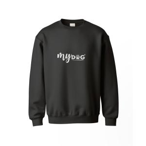 Pet Elegante Siyah Mydog Yazılı Sweatshirt xl