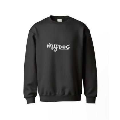 Pet Elegante Siyah Mydog Yazılı Sweatshirt xl