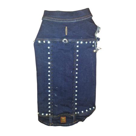PET ELEGANTE TAŞLI KOT YELEK LACİVERT L 6180