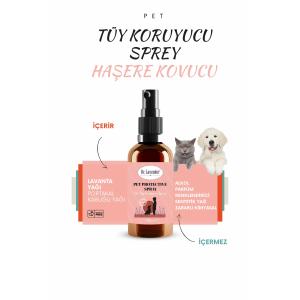 Pet Haşere Kovucu Tüy Bakım Spreyi Bit Kene Pire Kovucu Lavanta ve Portakal Kabuğu Yağlı