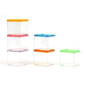 Plastik Beta Kabı Mini 8x8x8cm (Farklı Renklerde Gönderilecektir)