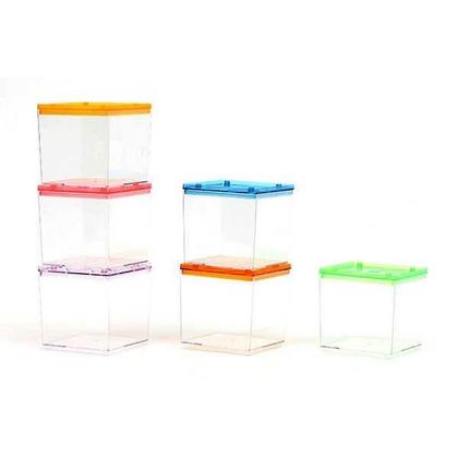 Plastik Beta Kabı Mini 8x8x8cm (Farklı Renklerde Gönderilecektir)
