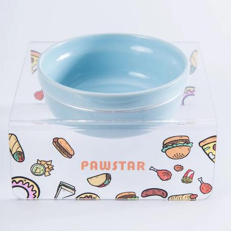 PMK025 Fast Food-Tekli Seramik-Pleksi Mama ve Su Kabı