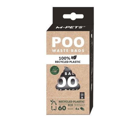 Poo %100 Recycled Dışkı Poşeti Kokusuz 4x15 Yaprak