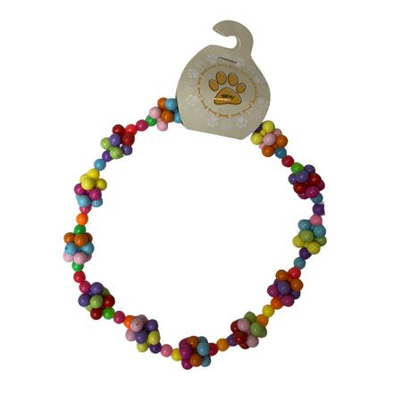 Renkli Boncuklu Kolye L Beden 55cm