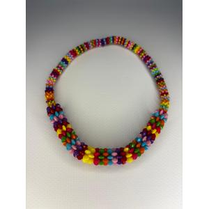 Renkli Çark Kolye L Beden