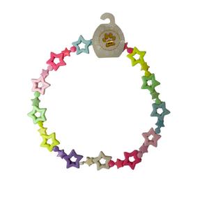 Renkli Yıldızlı/Boncuklu Kolye M