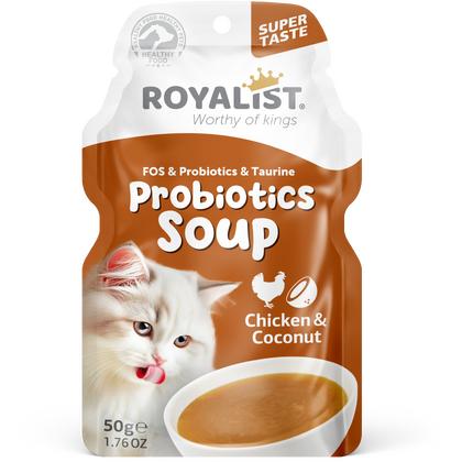 Royalist Cat Probiotics Soup Chicken & Coconut 50 Gr 03905 