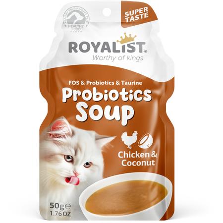 ROYALIST CAT PROBIOTICS SOUP CHICKEN & COCONUT 50 GR 03905 