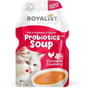 Royalist Cat Probiotics Soup Chicken & Cranberry 50 Gr 03904 