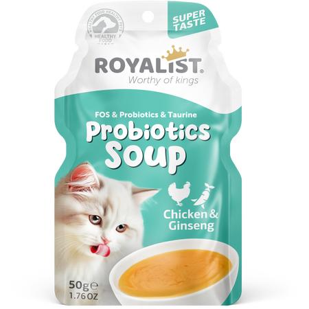 ROYALIST CAT PROBIOTICS SOUP CHICKEN & GİNSENG 50 GR 03906 