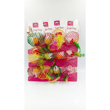 Fareli Elips Tel Kedi Oyuncak - 03800
