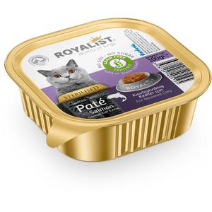 Royalist Kedi Somonlu Steril Kısır Kedi  Ezme Konserve  100 Gr 03610 