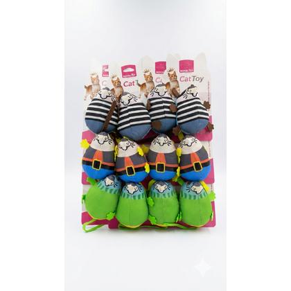  Kostümlü Kedi Oyuncak Fare  - 03801