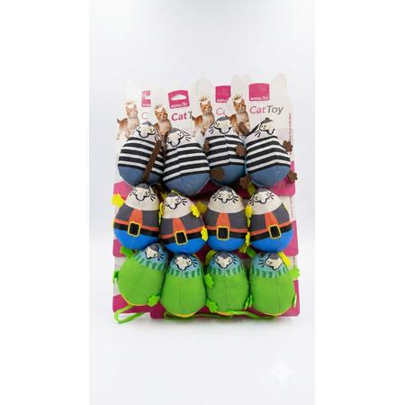  Kostümlü Kedi Oyuncak Fare  - 03801