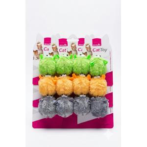 Pörtlek Gözlü Tüylü Kedi Oyuncak - 03785