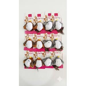 Puan Desenli Kedi Oyuncak Fare  - 03792