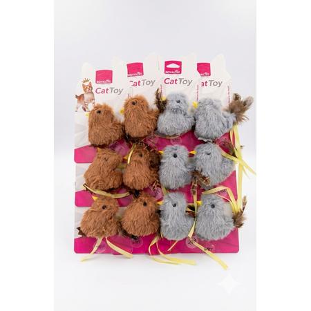 Sarı Gagalı Peluş Kuş Kedi Oyuncak - 03782