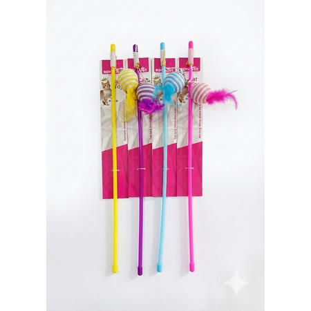 Tüylü Sargı Top Kedi Oltası - 03808